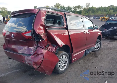 2016 Toyota Sienna Xle 8 Passenger z USA, uszkodzony, nr VIN 5TDYK3DC4GS725000